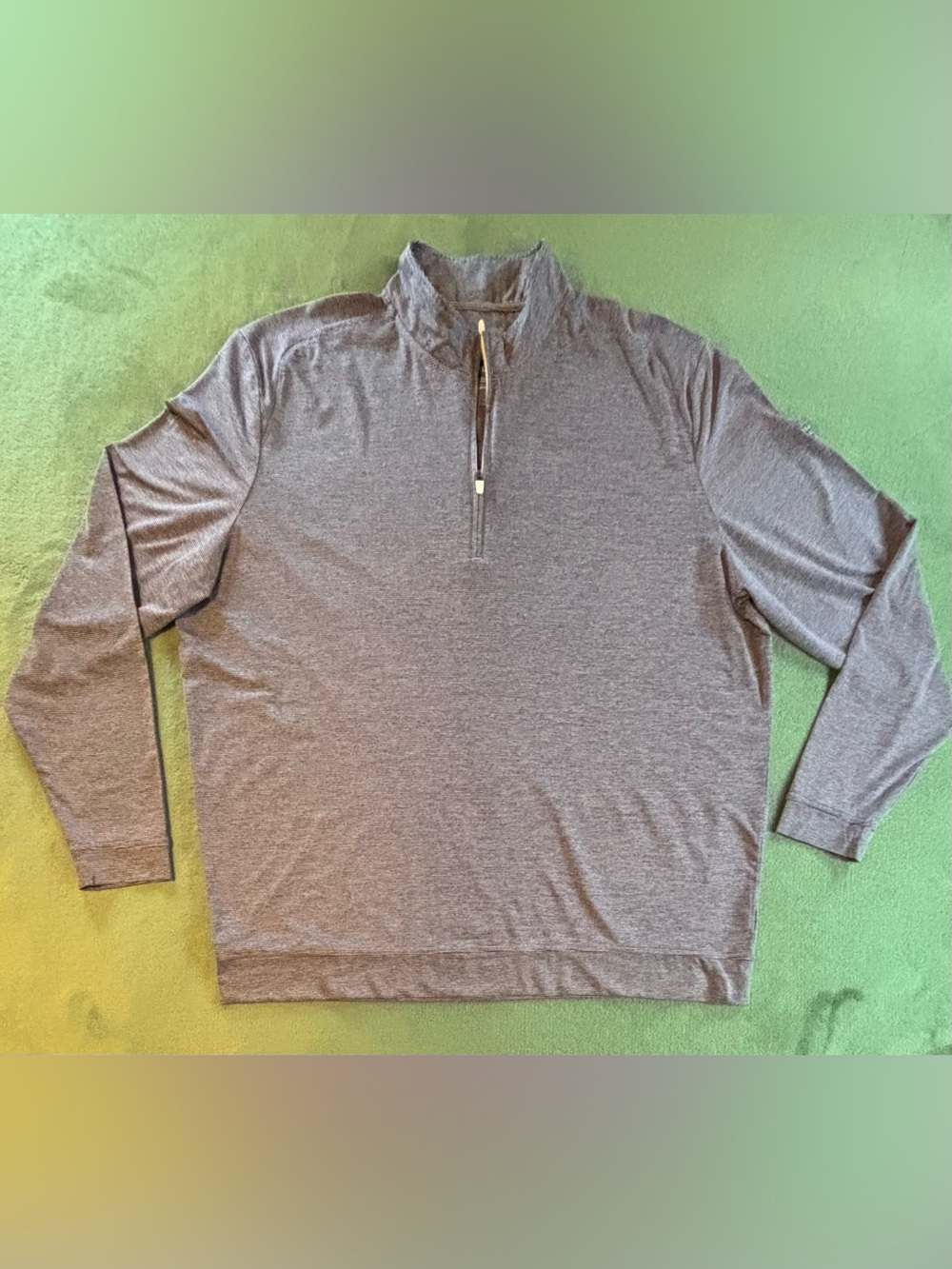 johnnie-O Men's Navy/gray Quarter-Zip Pullover, Size: XXL (6590)